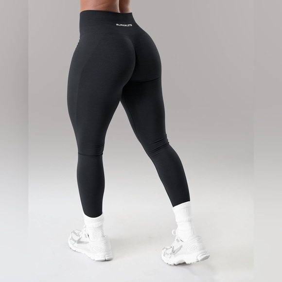 Alphalete Pants - Alphalete Amplify High Rise Olive Green Leggings